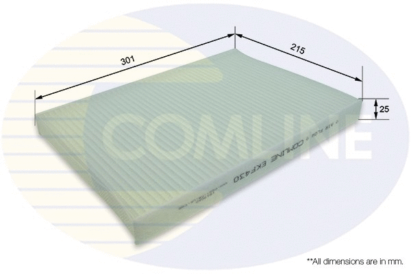 Filter, cabin air (EKF430)