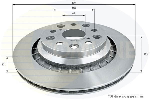 Brake Disc (ADC2506V)