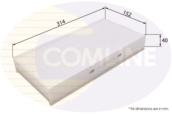 Filter, cabin air (EKF109)