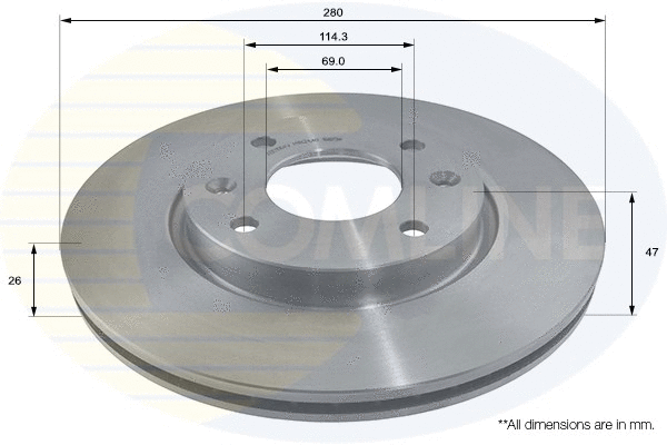 Brake Disc (ADC1064V)