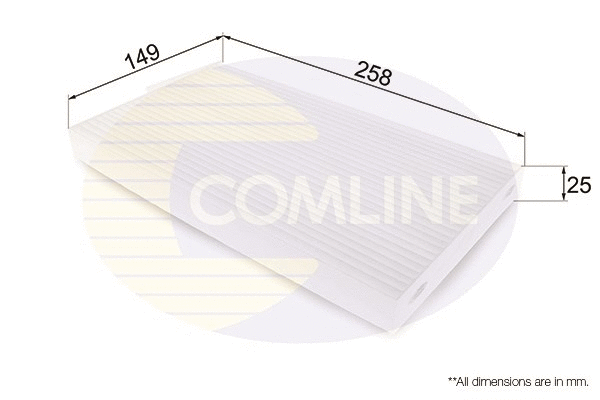 Filter, cabin air (EKF344)