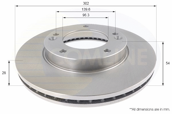 Brake Disc (ADC2418V)