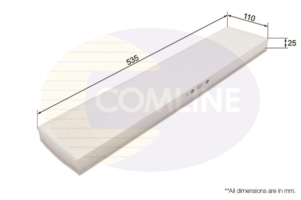 Filter, cabin air (EKF131)
