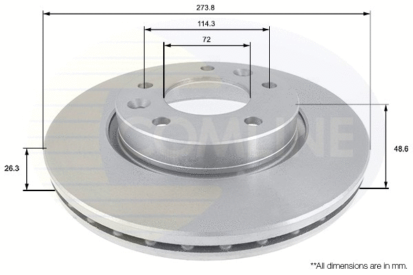 Brake Disc (ADC1076V)