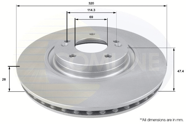Brake Disc (ADC2412V)
