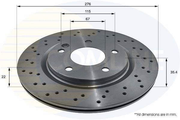Brake Disc (ADC1621V)