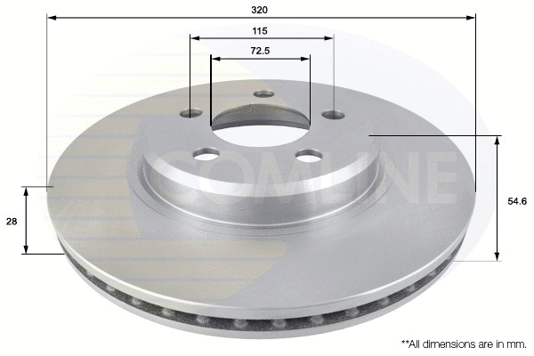 Brake Disc (ADC2322V)