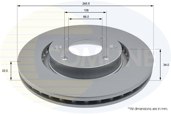 Brake Disc (ADC1518V)