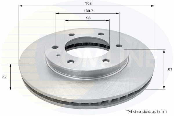 Brake Disc (ADC1263V)