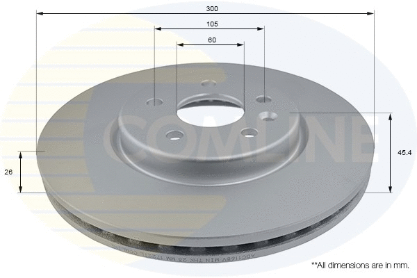 Brake Disc (ADC1168V)