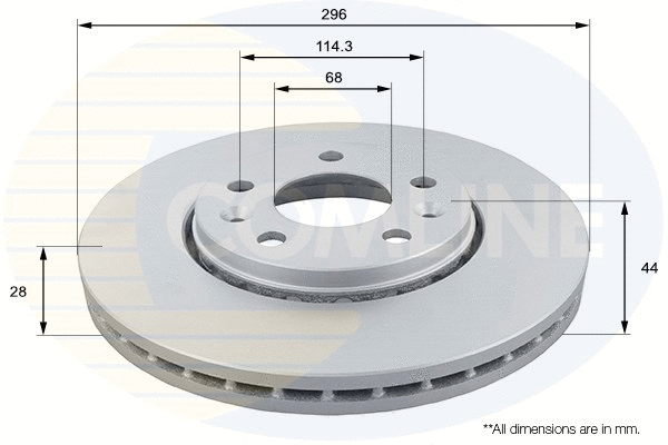 Brake Disc (ADC1163V)