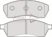 Brake Pad Set, disc brake (ADB0420)