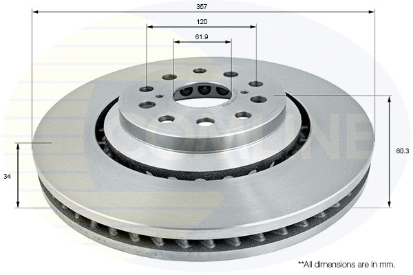 Brake Disc (ADC2510V)