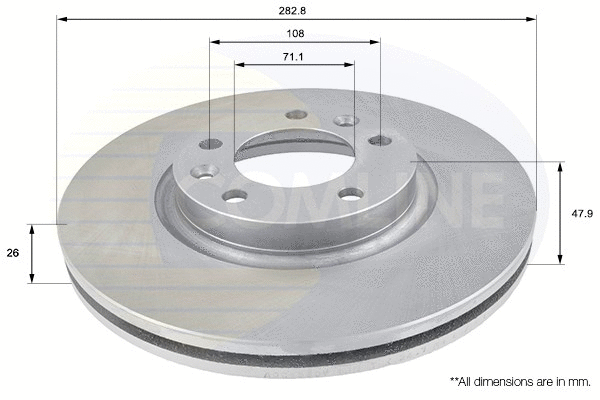 Brake Disc (ADC1550V)