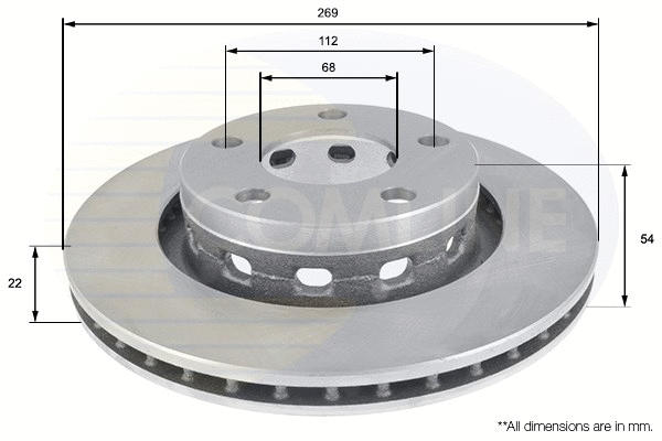 Brake Disc (ADC1488V)