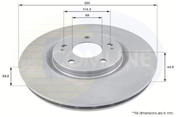 Brake Disc (ADC0357V)