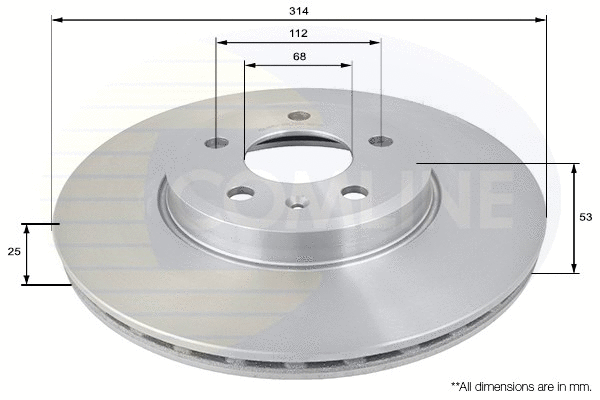 Brake Disc (ADC1476V)