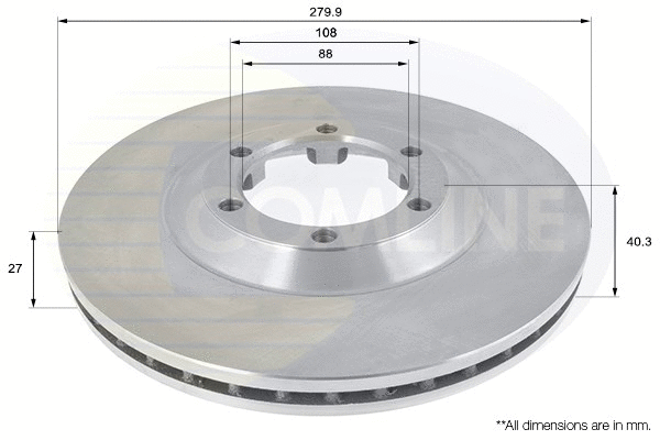 Brake Disc (ADC0709V)