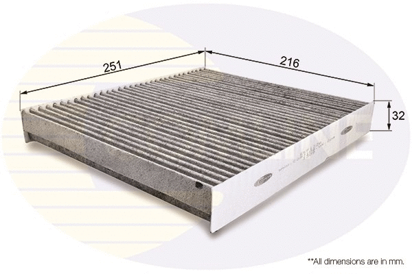 Filter, cabin air (EKF122A)