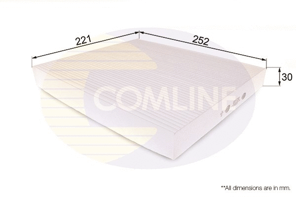 Filter, cabin air (EKF210)