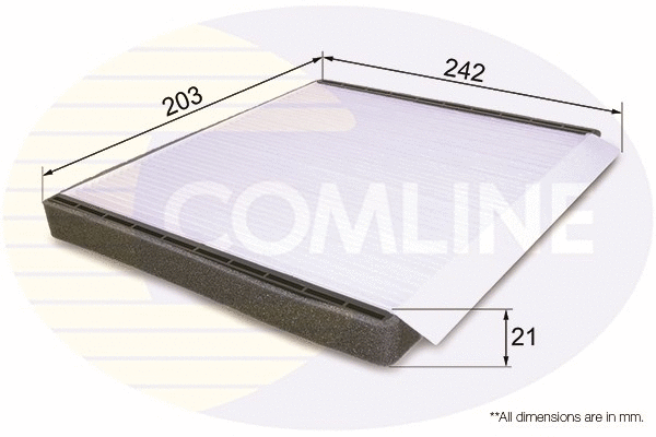 Filter, cabin air (EKF203)