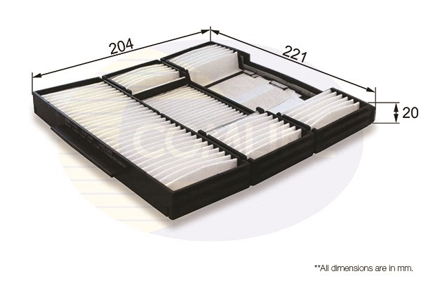 Filter, cabin air (EKF186)