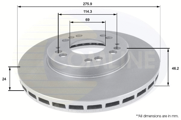 Brake Disc (ADC0367V)