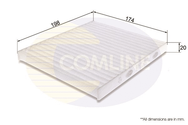 Filter, cabin air (EKF381)