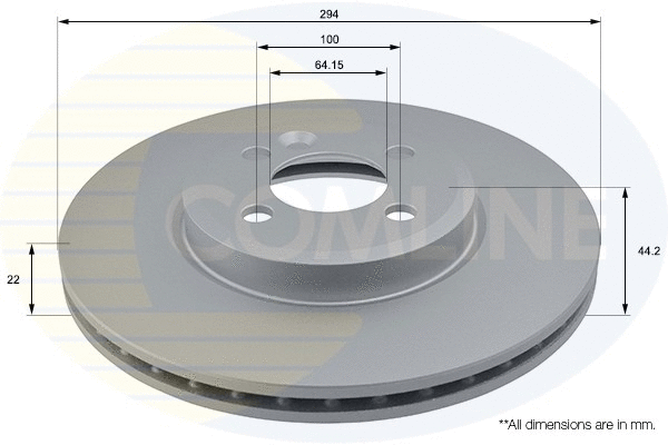 Brake Disc (ADC1767V)