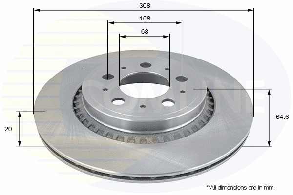 Brake Disc (ADC1920V)