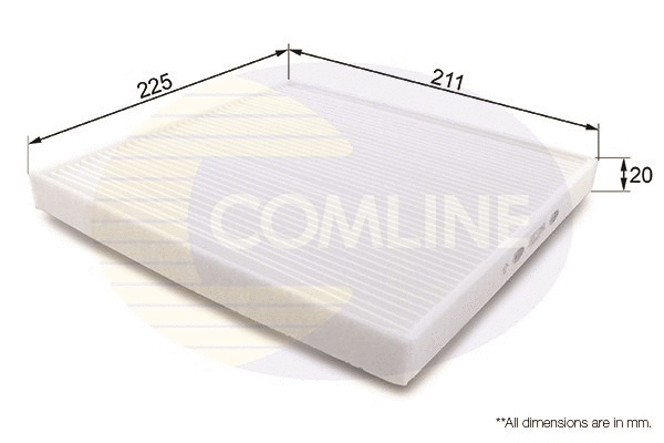 Filter, cabin air (EKF260)