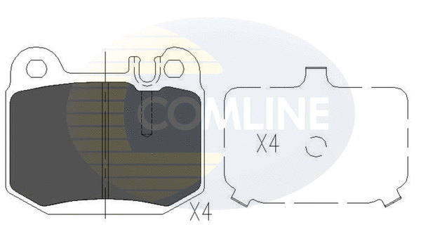 Brake Pad Set, disc brake (CBP06025)