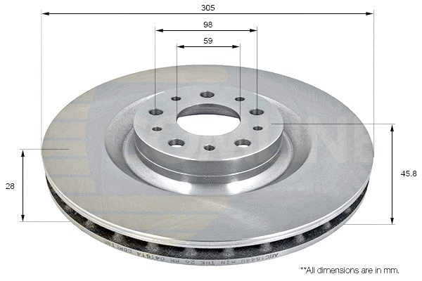 Brake Disc (ADC1844V)