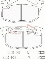Brake Pad Set, disc brake (ADB2197)