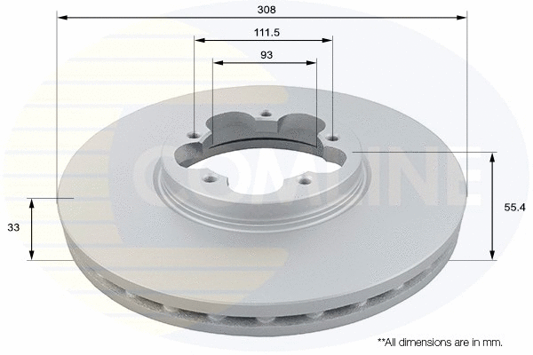 Brake Disc (ADC1267V)