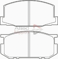 Brake Pad Set, disc brake (ADB0332)