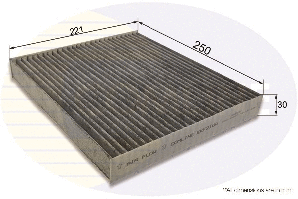 Filter, cabin air (EKF210A)