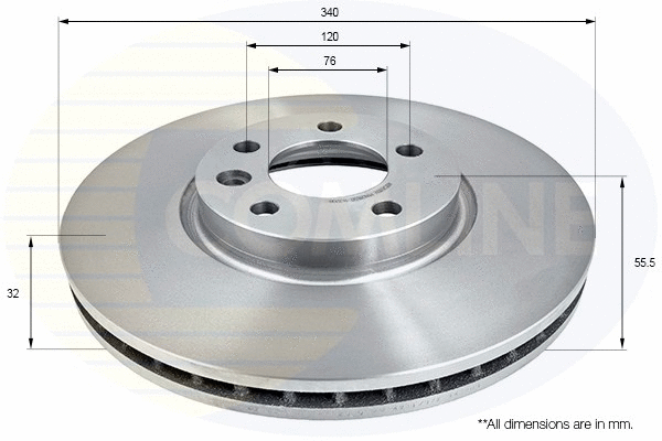 Brake Disc (ADC2610V)
