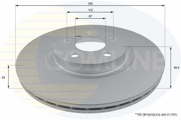 Brake Disc (ADC2804V)