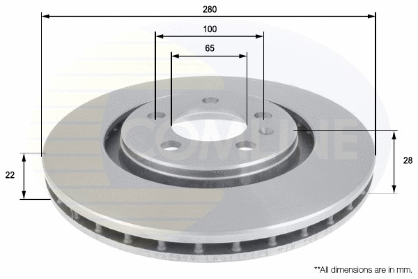 Brake Disc (ADC1428V)