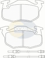 Brake Pad Set, disc brake (CBP2198)