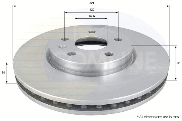 Brake Disc (ADC1142V)