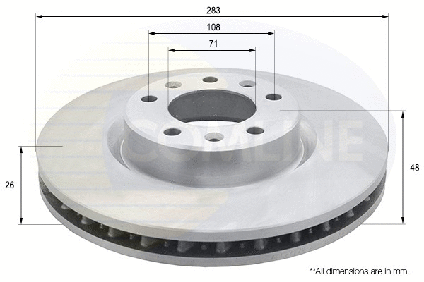 Brake Disc (ADC2727V)