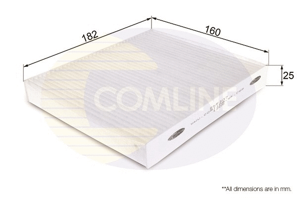 Filter, cabin air (EKF307)