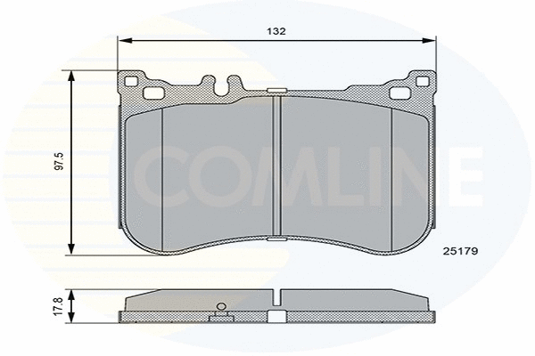 Brake Pad Set, disc brake (CBP06114)
