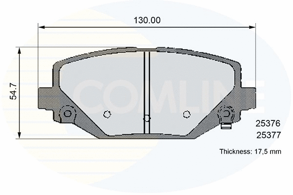 Brake Pad Set, disc brake (CBP36102)