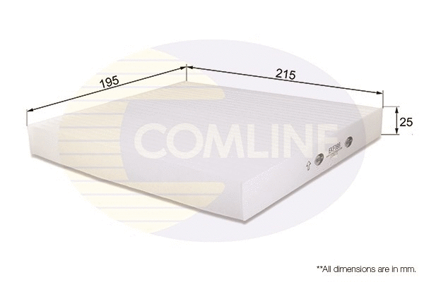 Filter, cabin air (EKF188)
