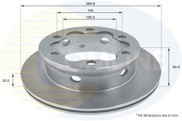 Brake Disc (ADC1614V)