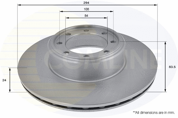 Brake Disc (ADC1841V)