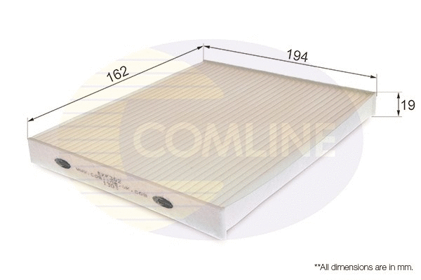 Filter, cabin air (EKF302)